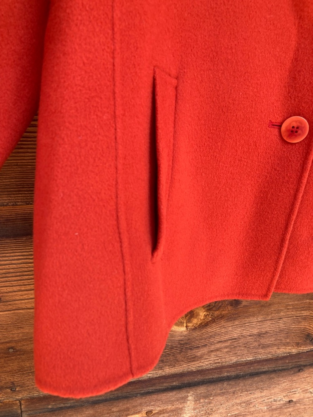 Wool Orange Jacket - Picture 6 of 10